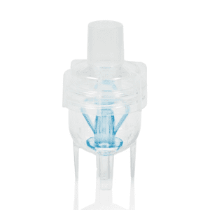 AirLife® Misty Max 10 Disposable Nebulizer w/Baffled Tee Adapter, 7ft U/Connect-It Oxygen Tubing with Blue Rigid Tip, Mouthpiece and 6" Flextube, w/o Mask 50/case