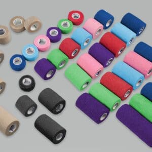 Sensi Wrap, Self-Adherent Bandage Rolls, 2" x 5 yards, Assorted Colors, 36 rolls/box