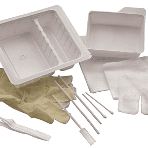 AirLife® Trach Care Kit w/2 Cotton-Tipped Applicators, 2 Pipe Cleaners, 1 Pair Vinyl Gloves, Towel 20/case