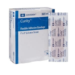 Adhesive Strip Curity™ 1 X 3 Inch Fabric Rectangle Sterile 50/box