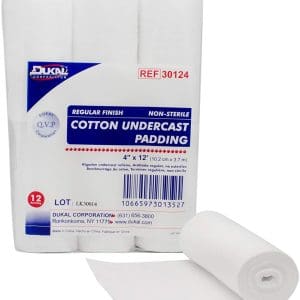 Dukal Cotton Undercast Padding 4" x 12 yards, 12/pack