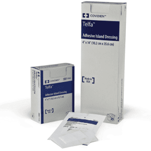Telfa™ Sterile Island Dressings 2" X 3", 1s in Peel-Back Package, 50/Box