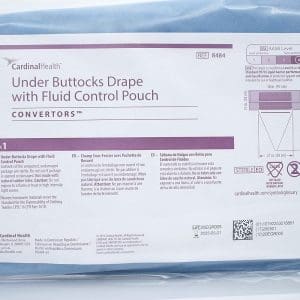 Cardinal Health Under-buttocks Drape Sheet w/Fluid Pouch, Reinforcement 20/Case