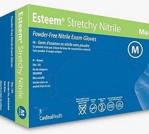 Esteem® Stretchy Nitrile III Exam Gloves, Large, 150/box