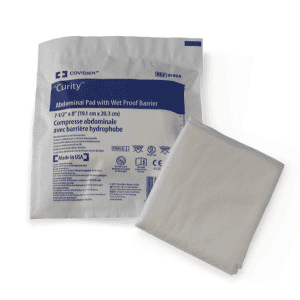 Curity™ Abdominal Pads with Wet Proof Barrier