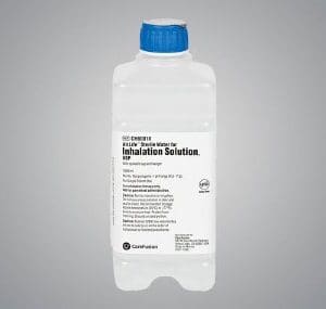 AirLife 1000ml Sterile Water for Inhalation w/Spikable Cap and Hanger, 12/Case
