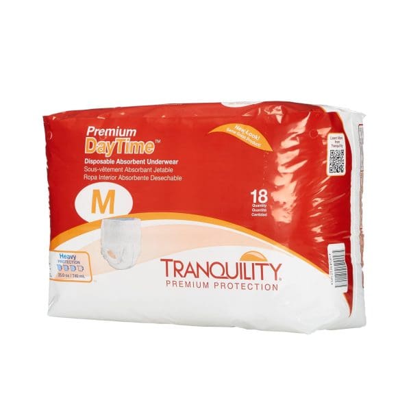 Tranquility Premium DayTime Pull On Underwear Medium Disposable Heavy Absorbency 72/