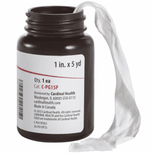 Cardinal Health Iodoform Packing Strips 1" x 5 yard 1/Bottle