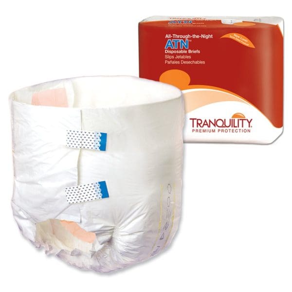 Tranquility ATN Briefs, Large Disposable Heavy Absorbency 96/Cs