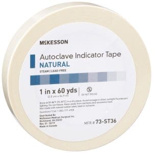 Steam Indicator Tape McKesson 1 In X 60 Yd *Each